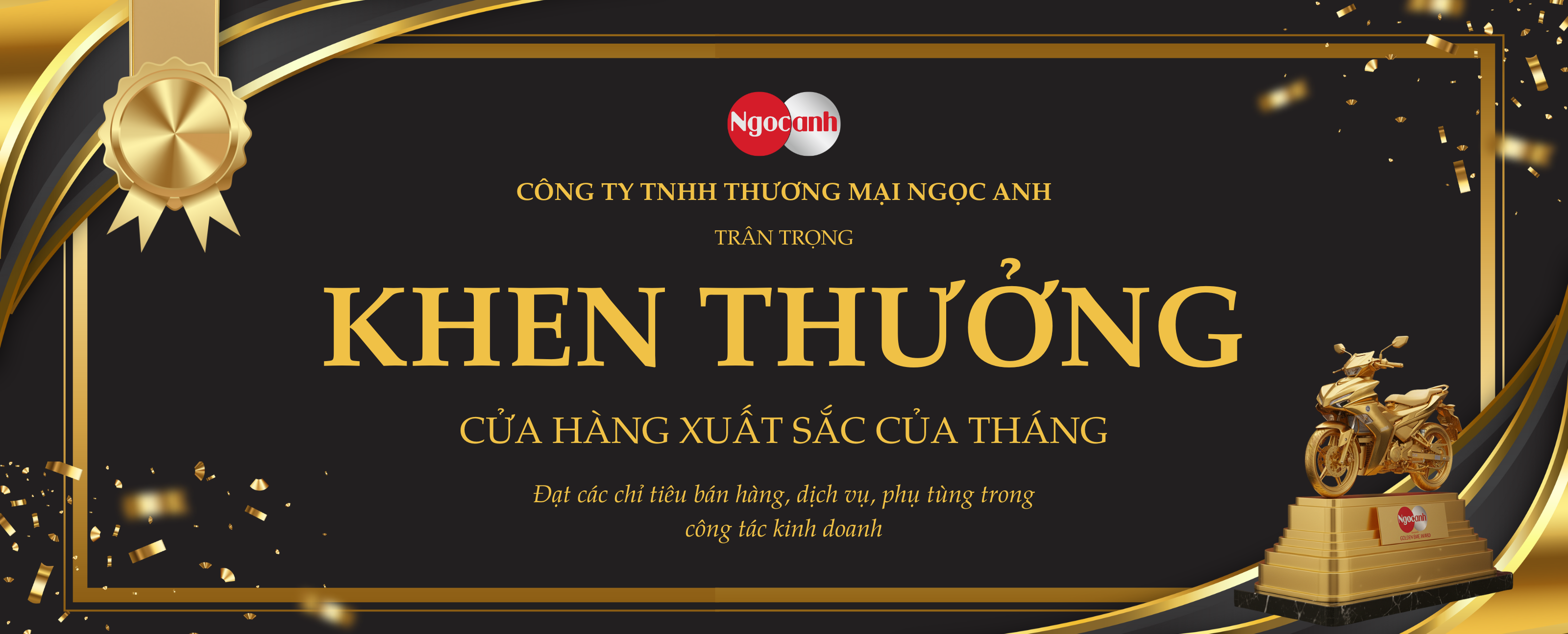 VINH DANH CÁC CỬA HÀNG XUẤT SẮC THÁNG 08 - 2025